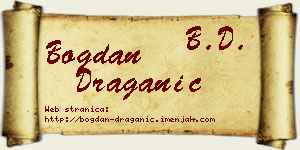 Bogdan Draganić vizit kartica